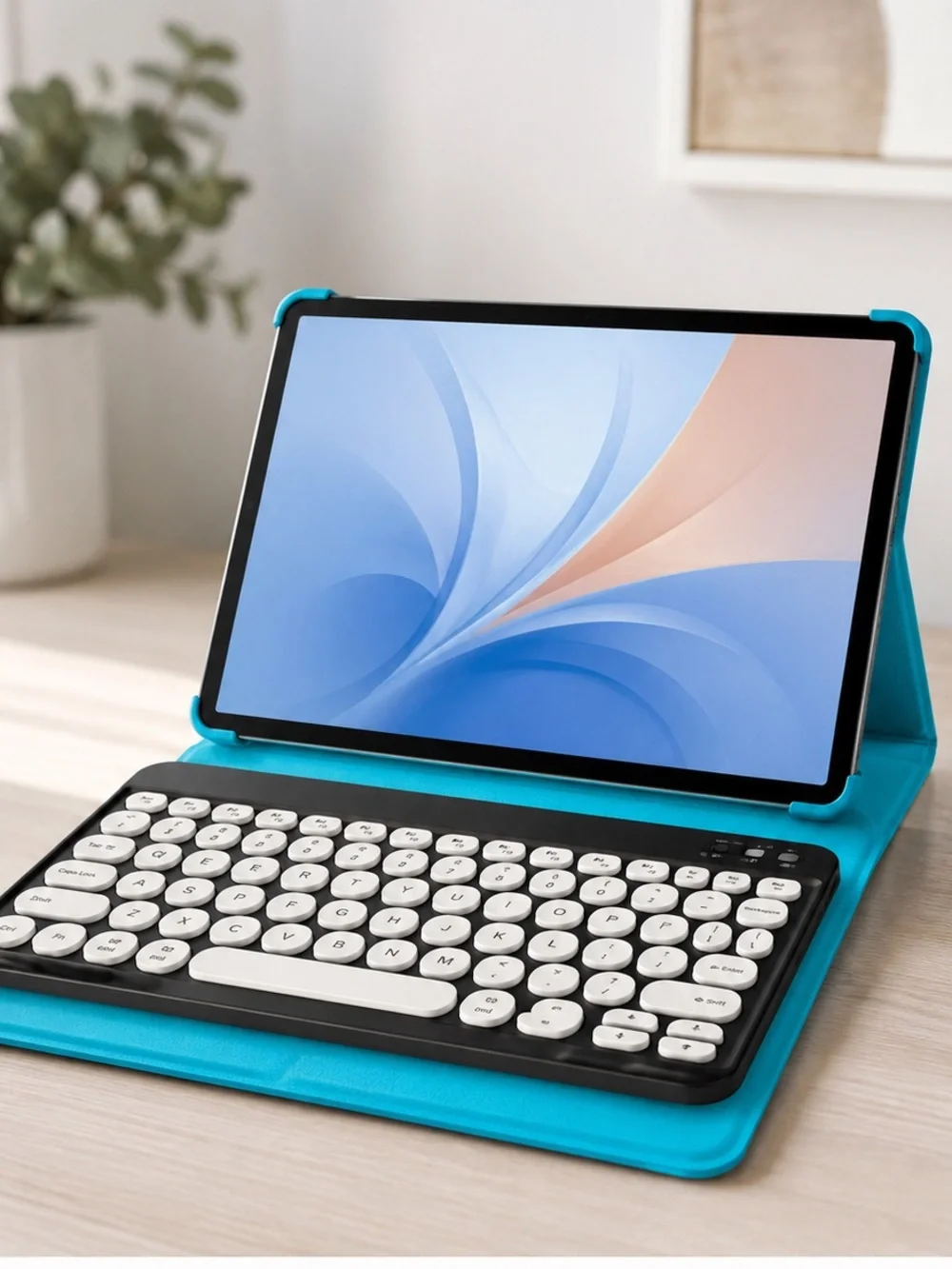 Tablet Folio Case Blue Universal Protective Stand Cover 10